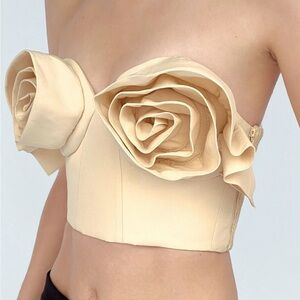 *NWT* ZARA LIMITED EDITION FLOWER BUSTIER